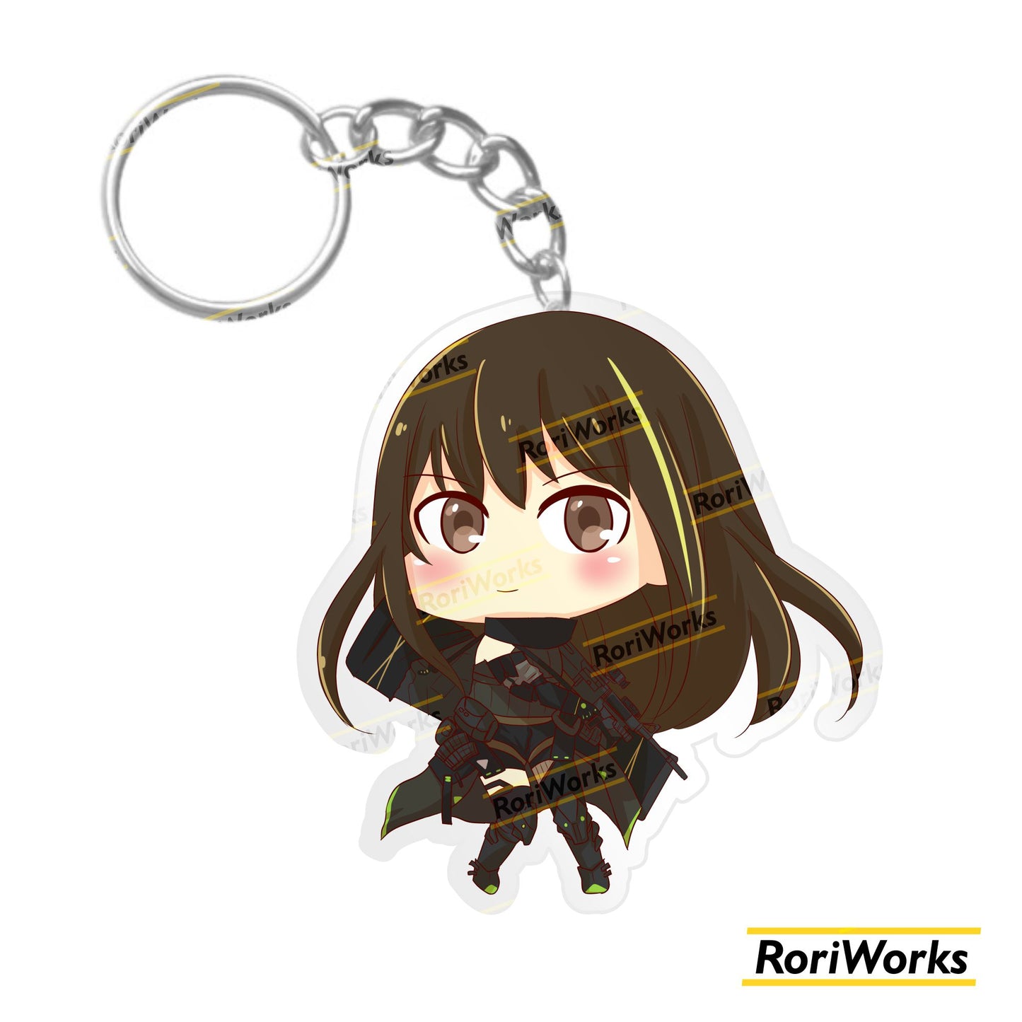 Keychain M4A1 Mod3 Chibi | Girls' Frontline