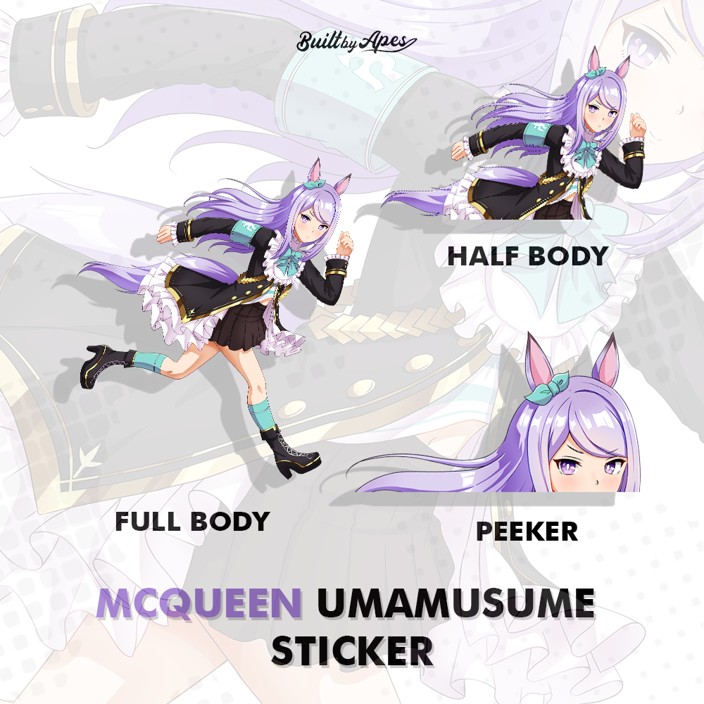 Stiker - Mejiro McQueen Run