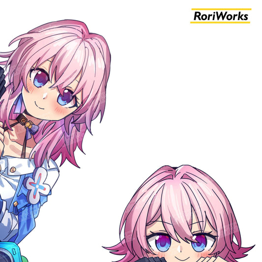 Stiker Intip March 7th | Honkai: Star Rail