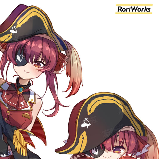 Stiker Intip - Marine Houshou