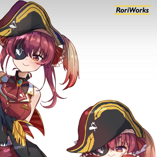Stiker Intip Marine Houshou | Hololive