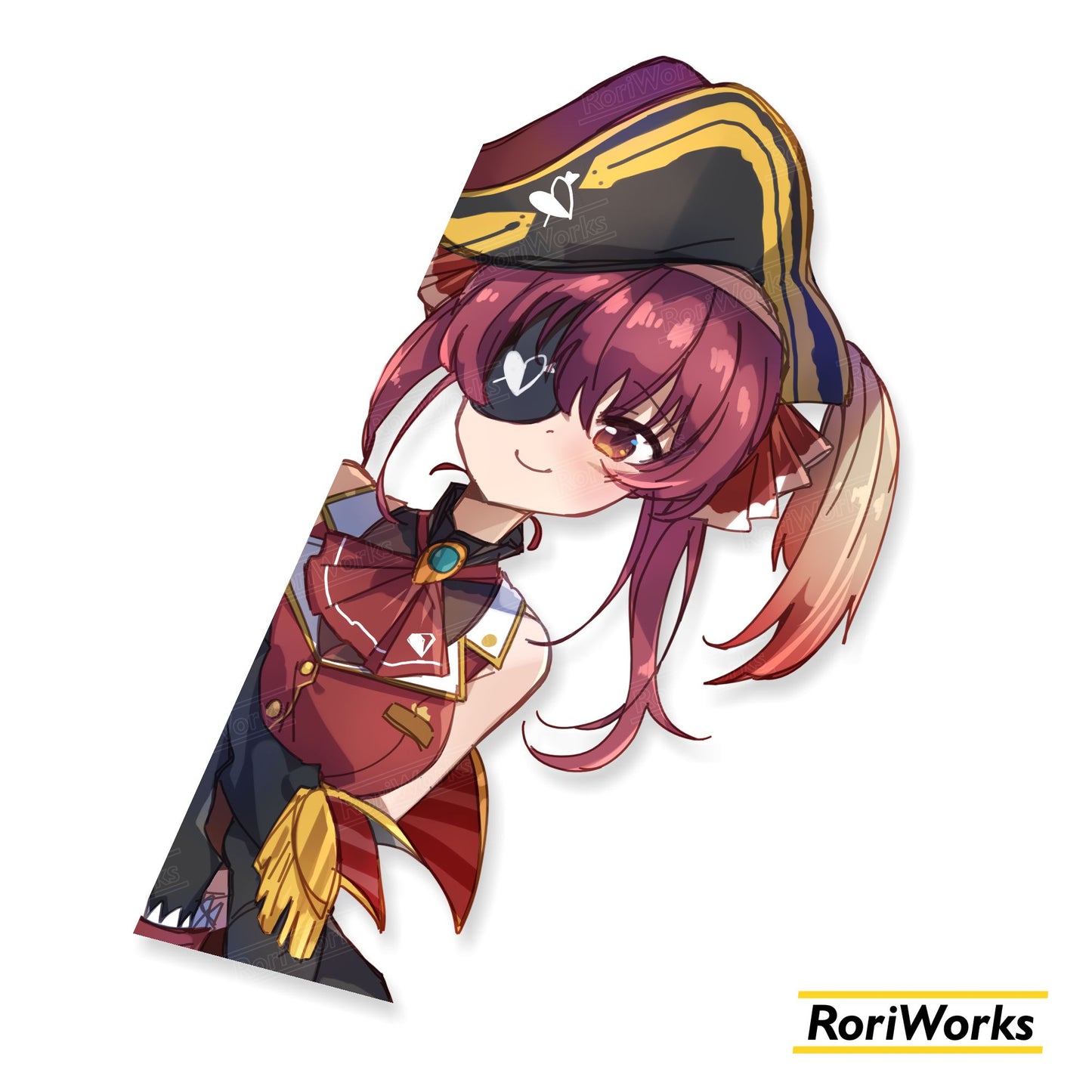 Stiker Intip - Marine Houshou
