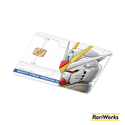 Stiker Kartu - Mighty Strike Freedom Gundam Head