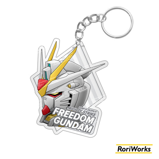 Keychain Mighty Strike Freedom Gundam Head