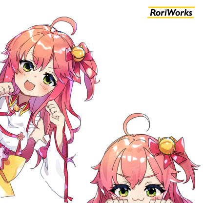 Stiker Intip - Miko Sakura