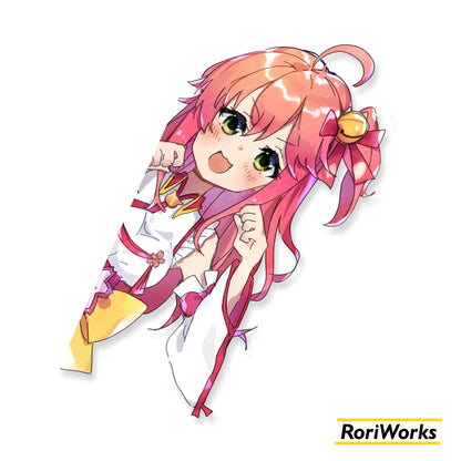 Stiker Intip - Miko Sakura