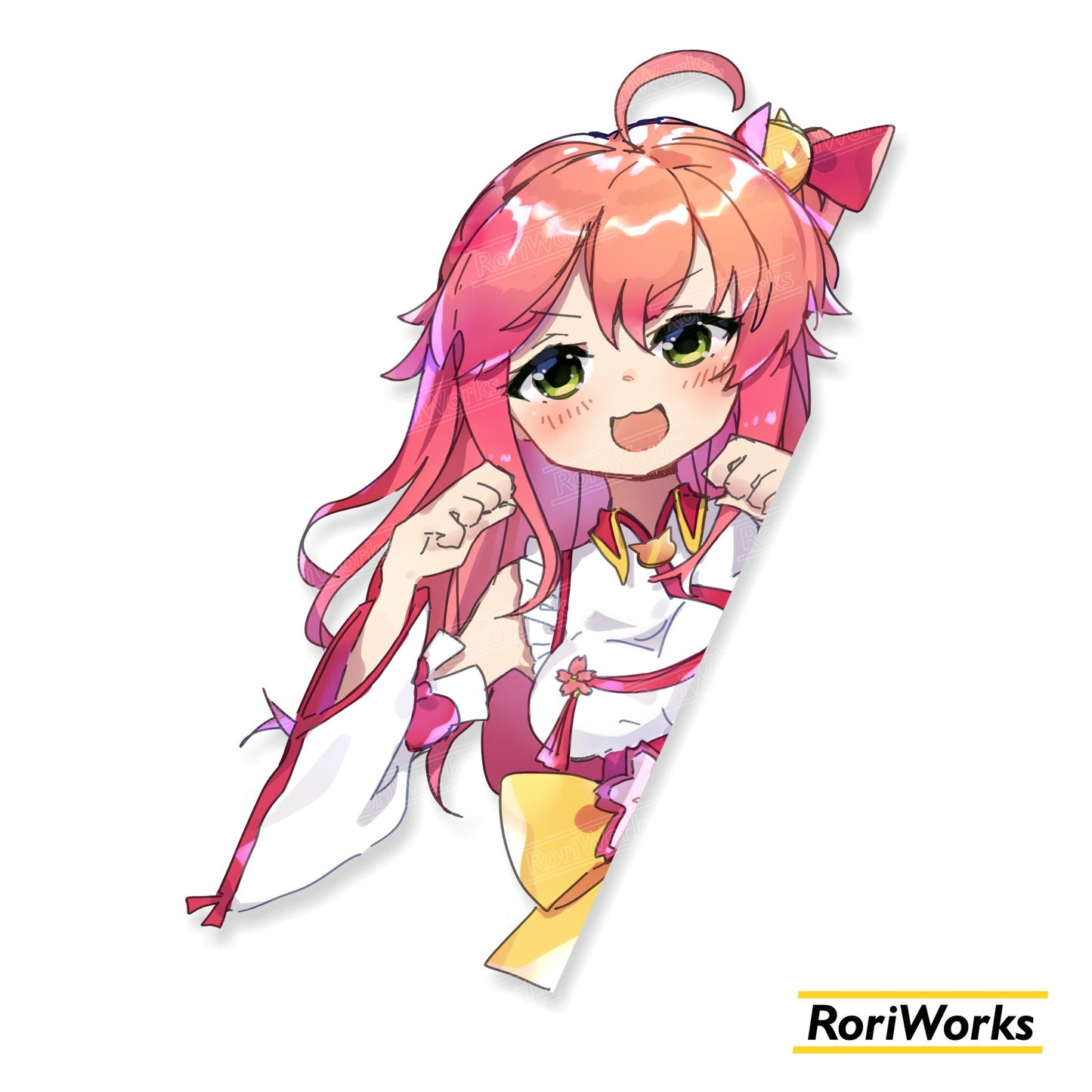 Stiker Intip - Miko Sakura