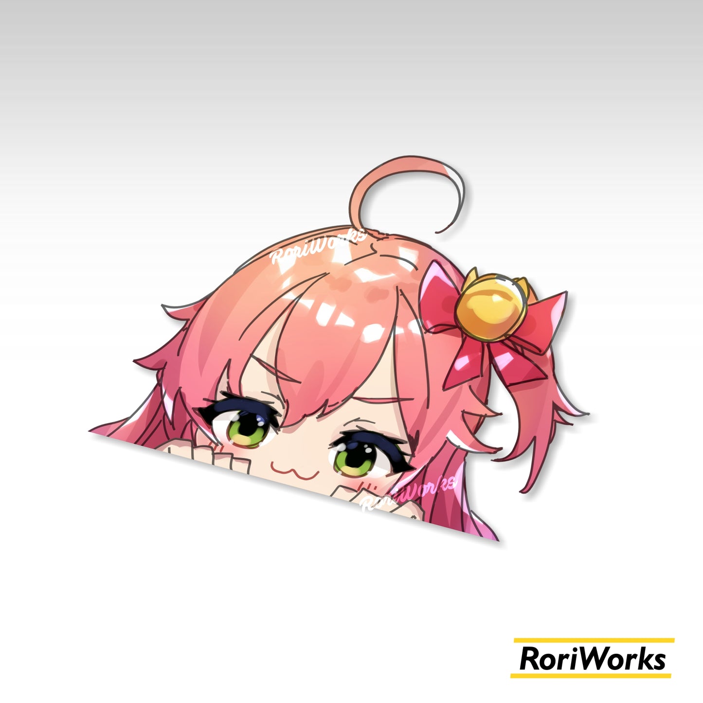 Stiker Intip Miko Sakura | Hololive