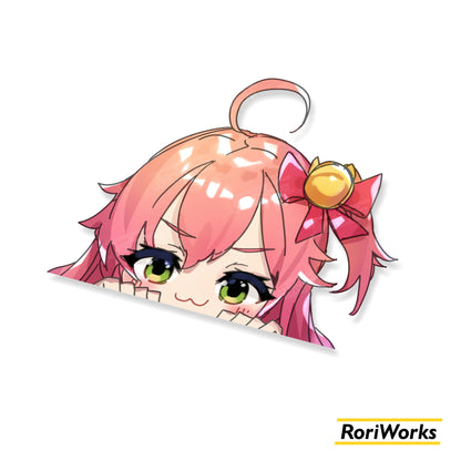 Stiker Intip - Miko Sakura