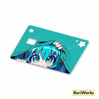 Stiker Kartu - Miku Hatsune
