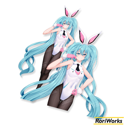 Stiker Miku Hatsune (Bunny)