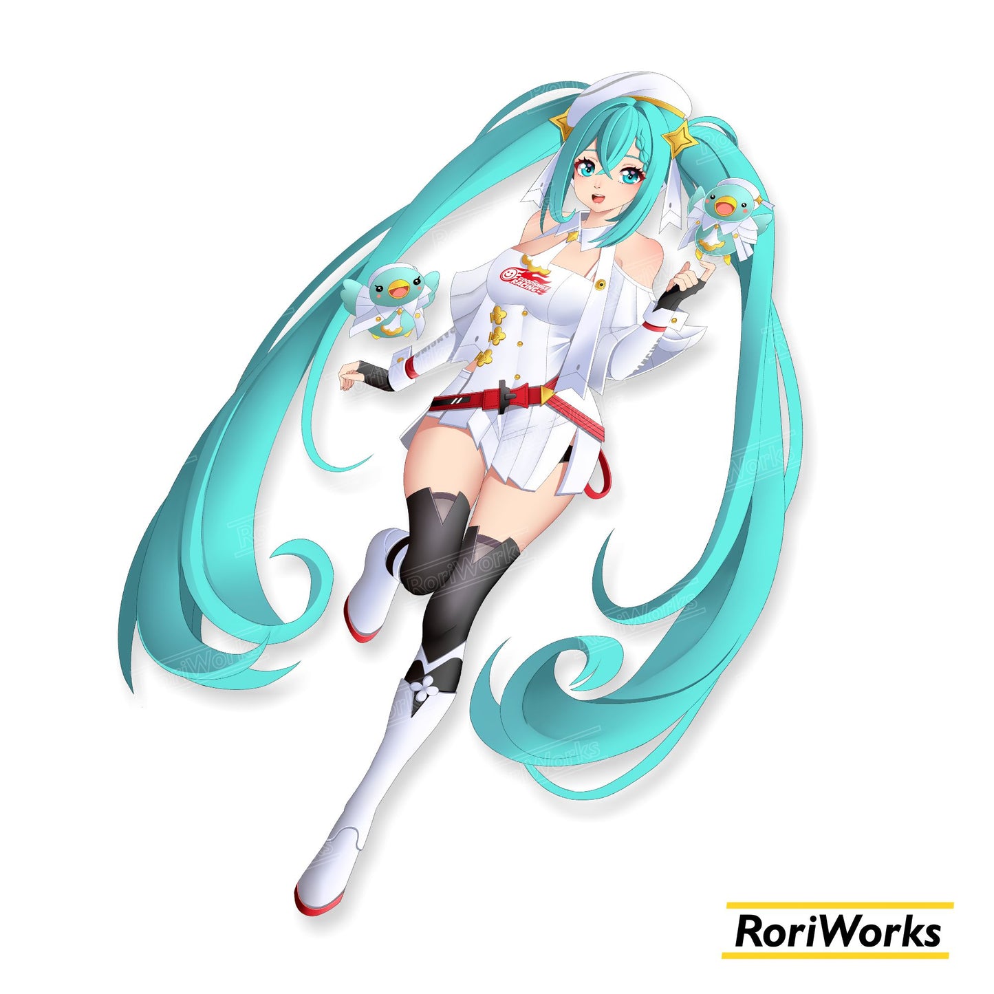 Stiker - Racing Miku 2023