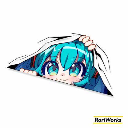 Stiker Intip - Miku Hatsune