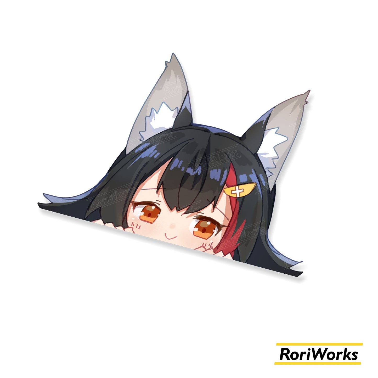 Stiker Intip - Mio Ookami