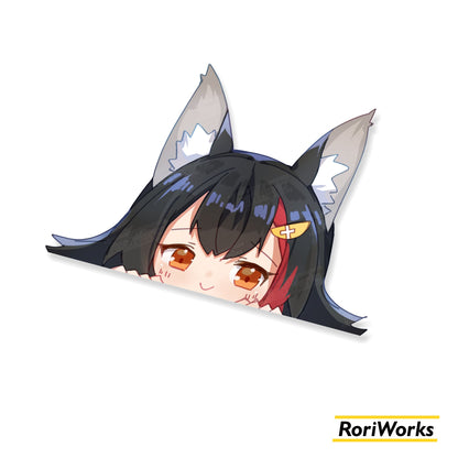Stiker Intip - Mio Ookami