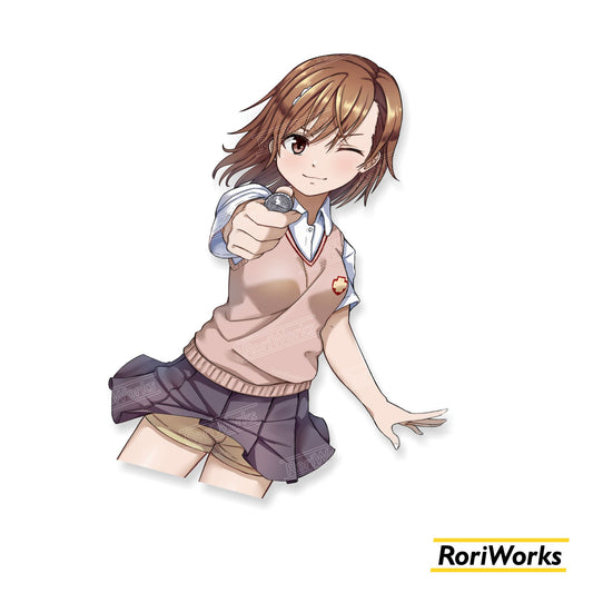 Stiker Misaka Mikoto | Toaru Majutsu no Index