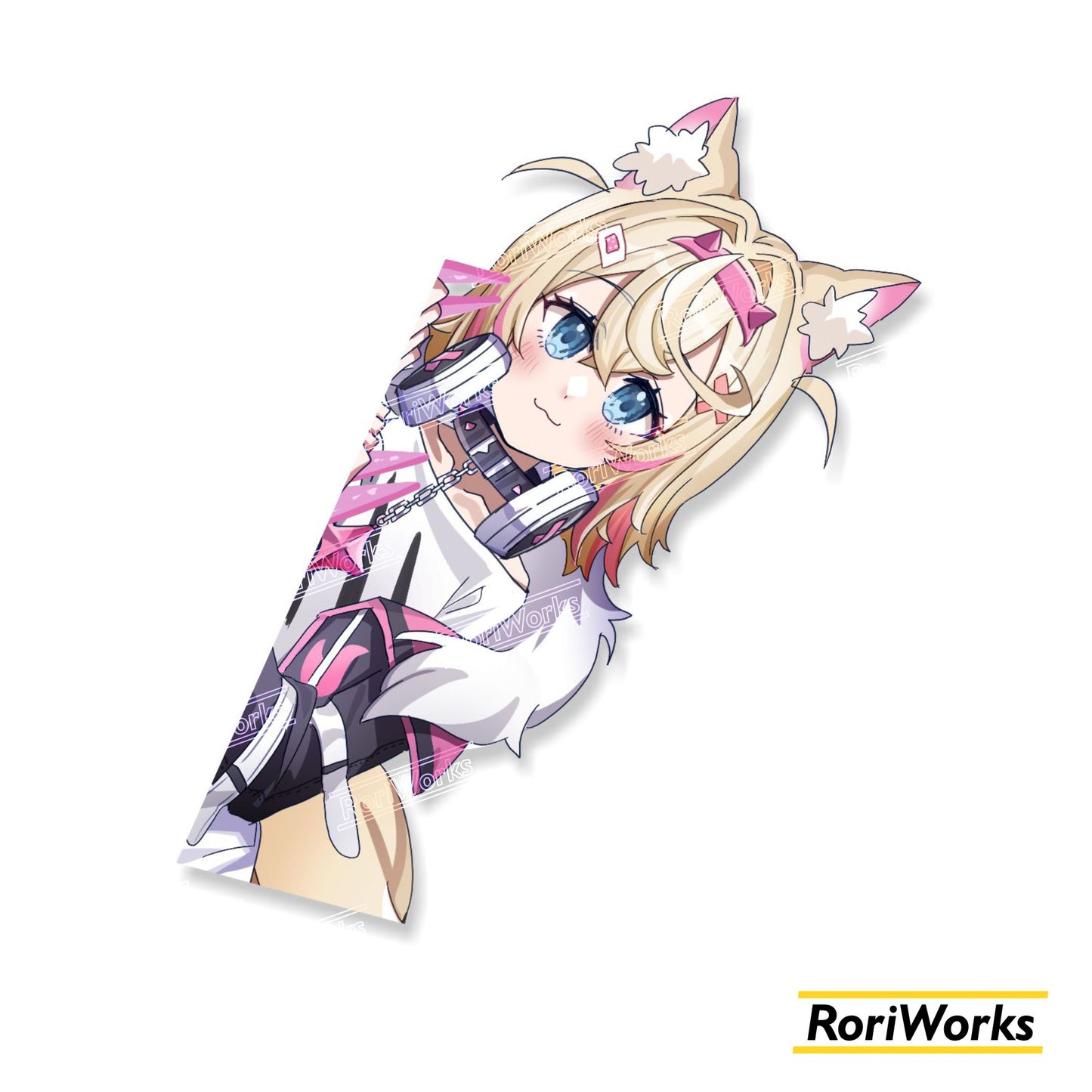 Stiker Intip Mococo Abyssgard | Hololive
