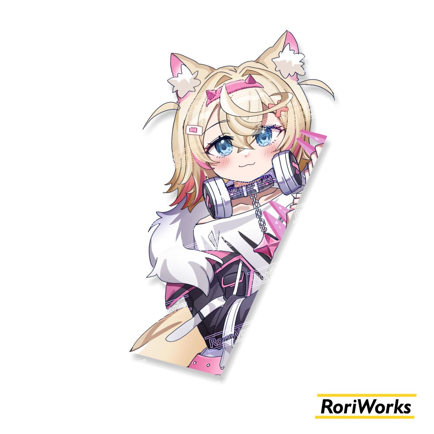 Stiker Intip Mococo Abyssgard | Hololive