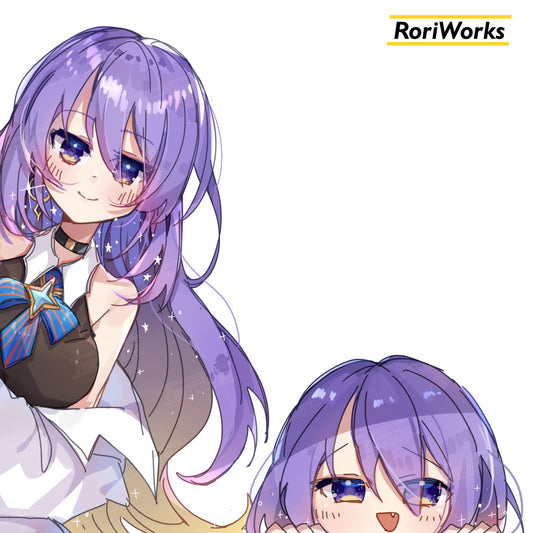 Stiker Intip - Moona Hoshinova