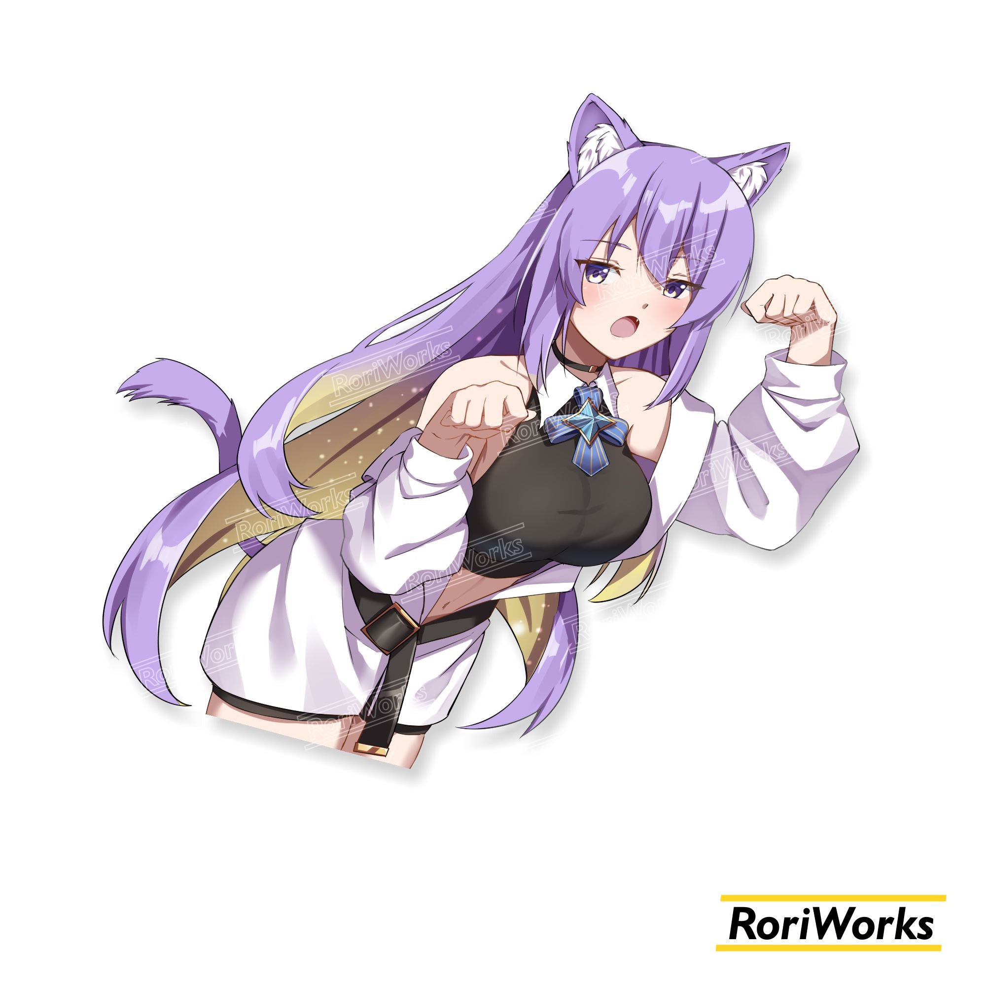 Stiker - Moona Hoshinova (Neko) – RoriWorks