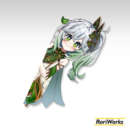 Stiker Intip Nahida | Genshin Impact