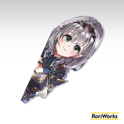 Stiker Intip Noel Shirogane | Hololive