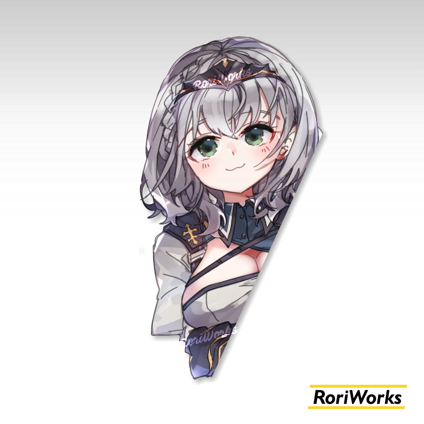 Stiker Intip Noel Shirogane | Hololive