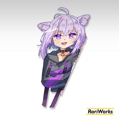 Stiker Intip Okayu Nekomata | Hololive