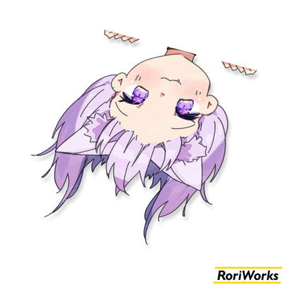 Stiker Intip - Okayu Nekomata
