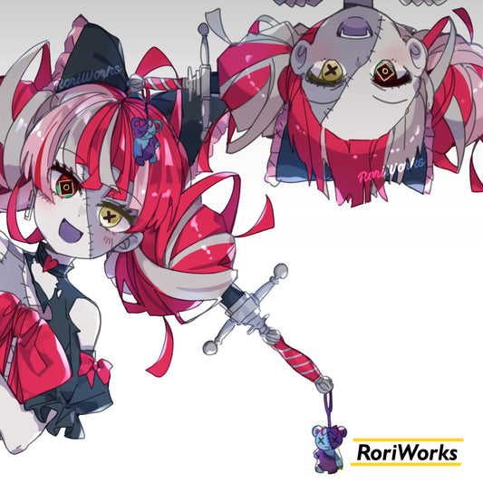 Stiker Intip Ollie Kureiji | Hololive