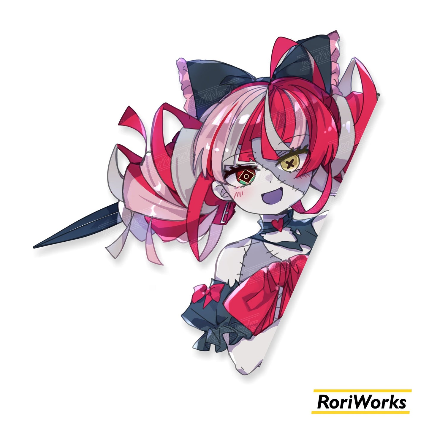 Stiker Intip - Ollie Kureiji
