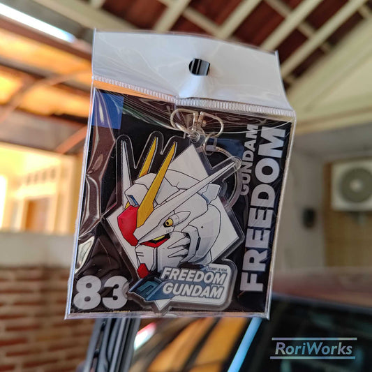 Keychain Freedom Gundam Head