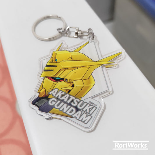 Keychain Akatsuki Gundam Head