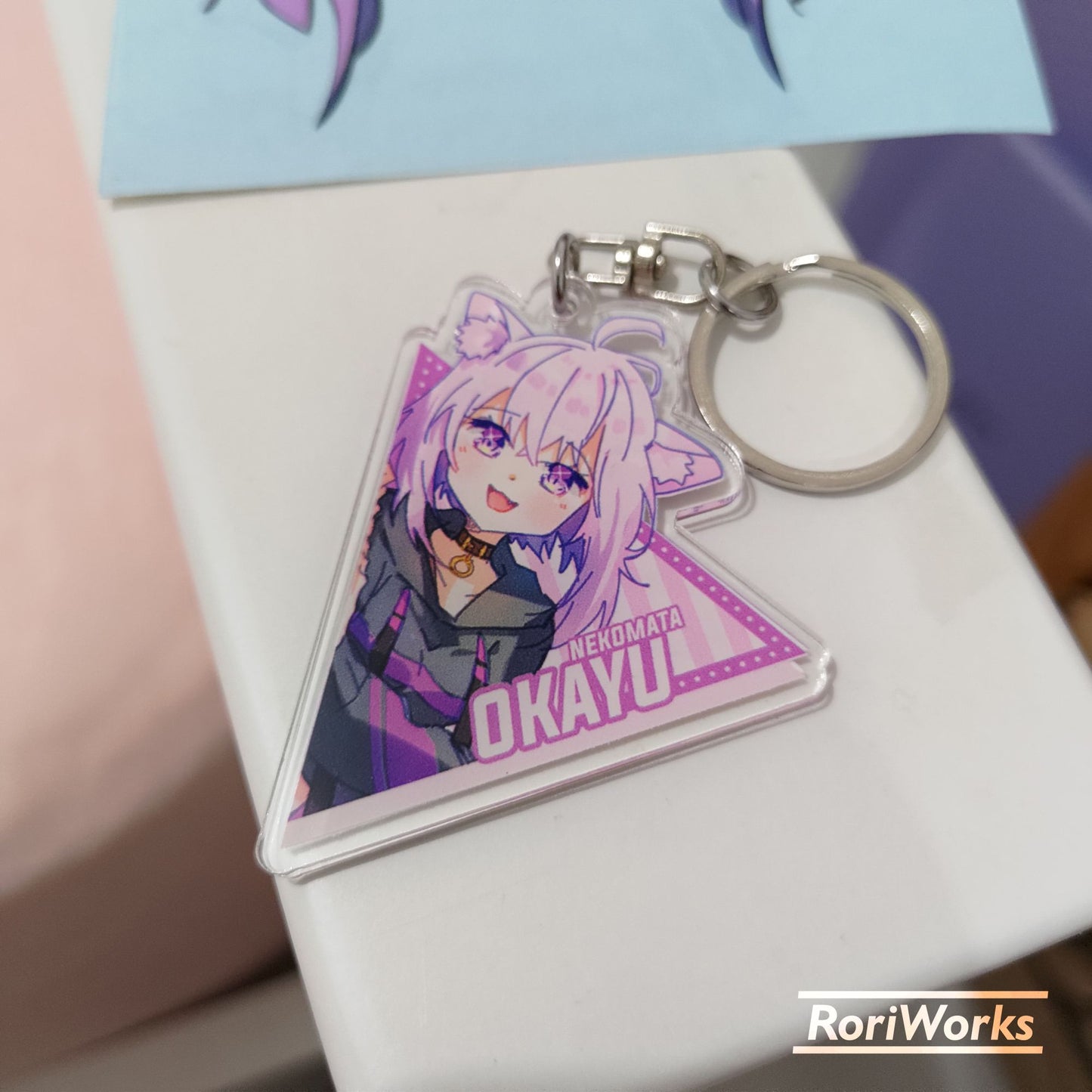 Keychain Okayu Nekomata | Hololive