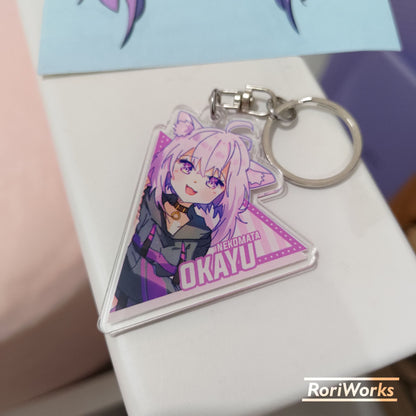 Keychain Okayu Nekomata | Hololive