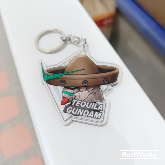 Keychain - Tequila Gundam Head