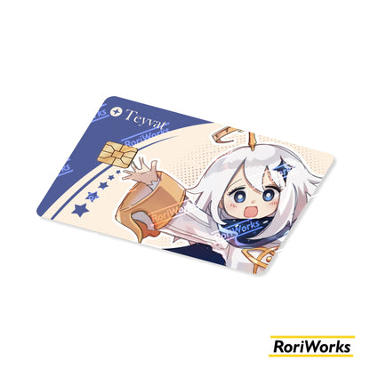 Stiker Kartu - Paimon