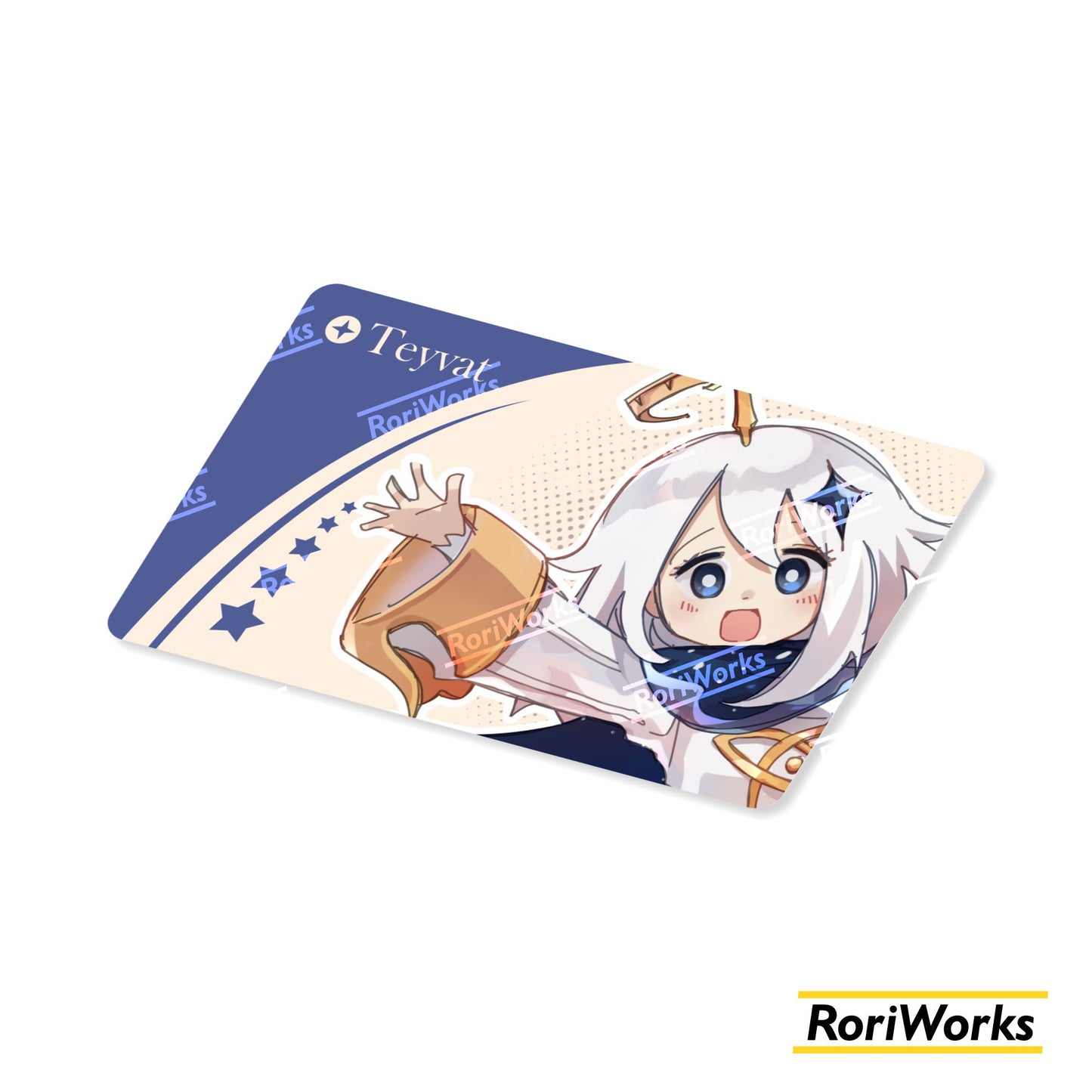 Stiker Kartu - Paimon