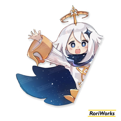 Stiker Intip - Paimon