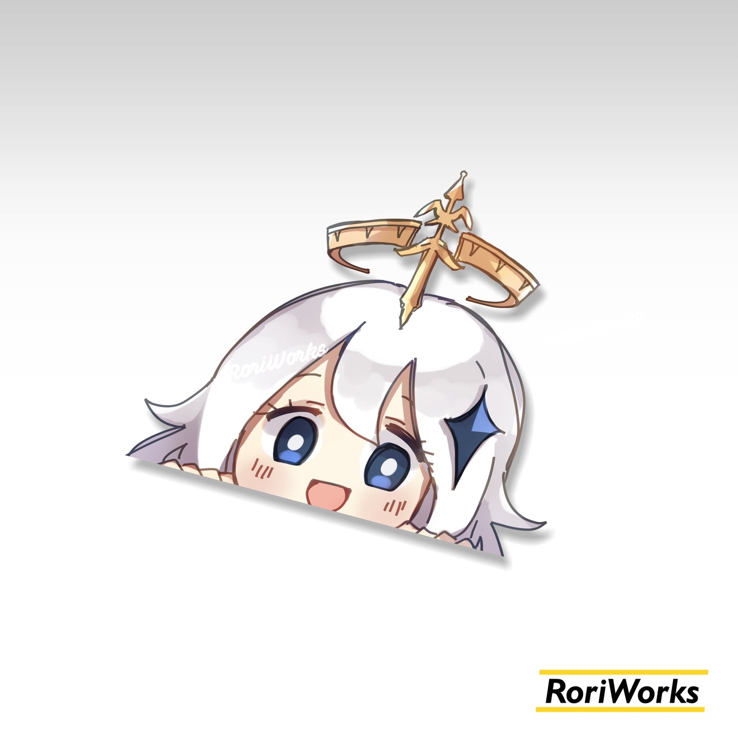 Stiker Intip Paimon | Genshin Impact
