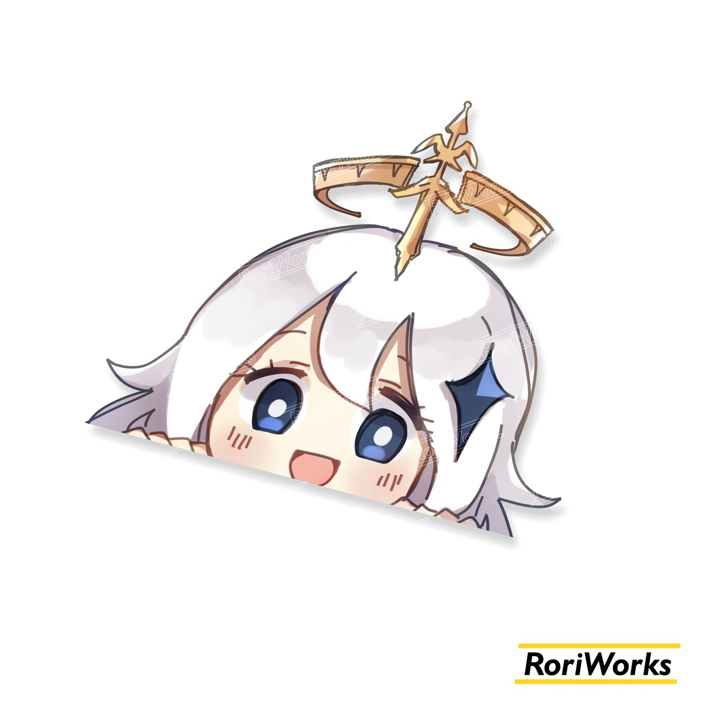 Stiker Intip - Paimon