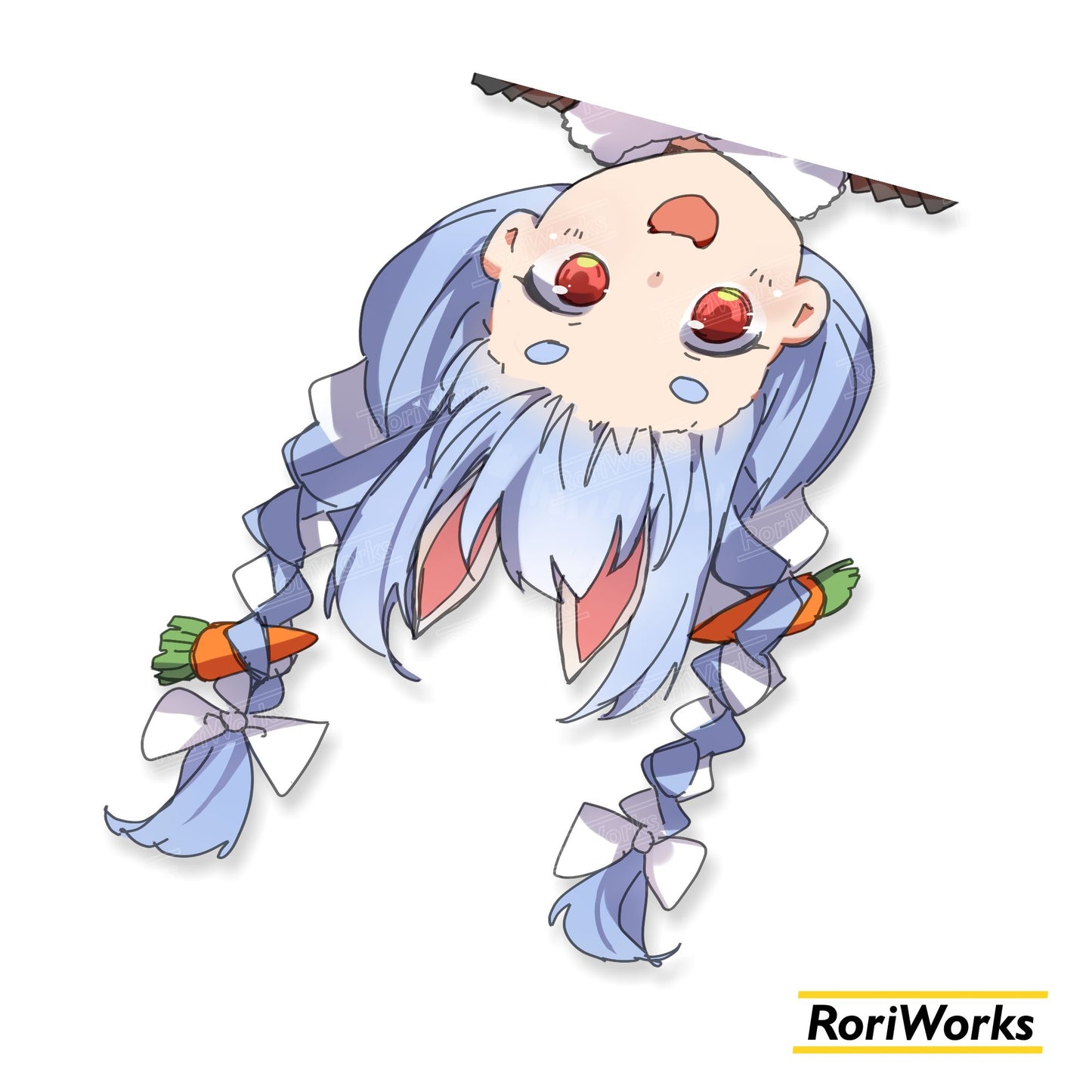 Stiker Intip - Pekora Usada