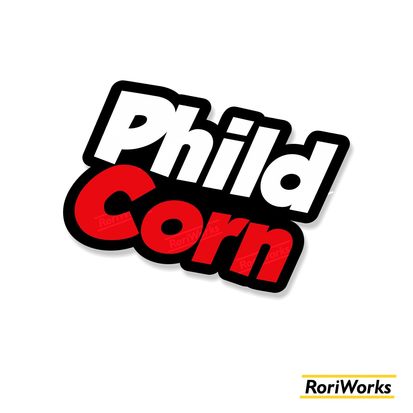 Stiker Lucu - Phild Corn