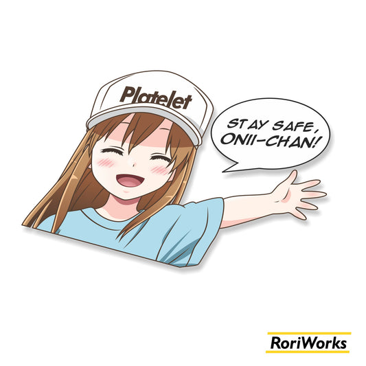 Stiker Platelet Safety Note | Hataraku Saibou