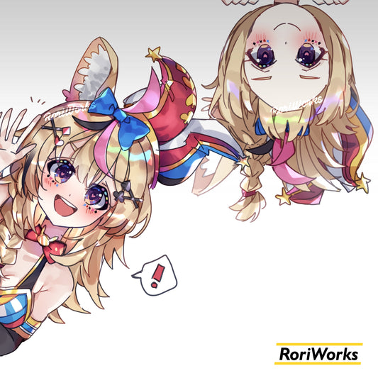Stiker Intip Polka Omaru | Hololive