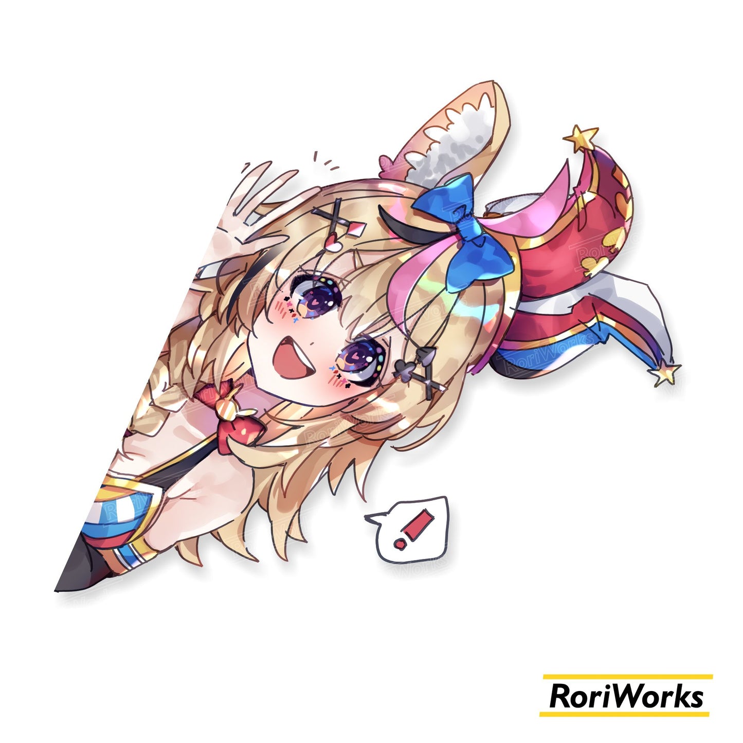 Stiker Intip - Polka Omaru