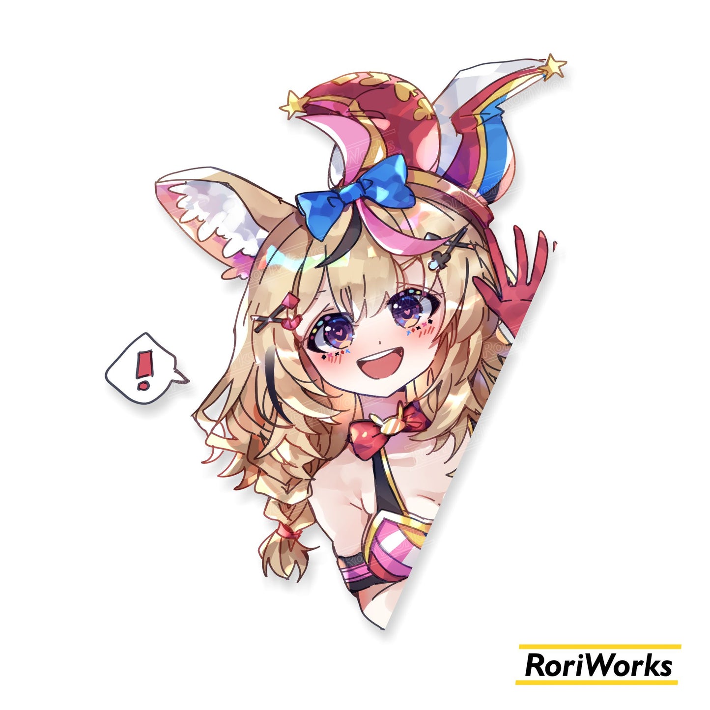 Stiker Intip - Polka Omaru