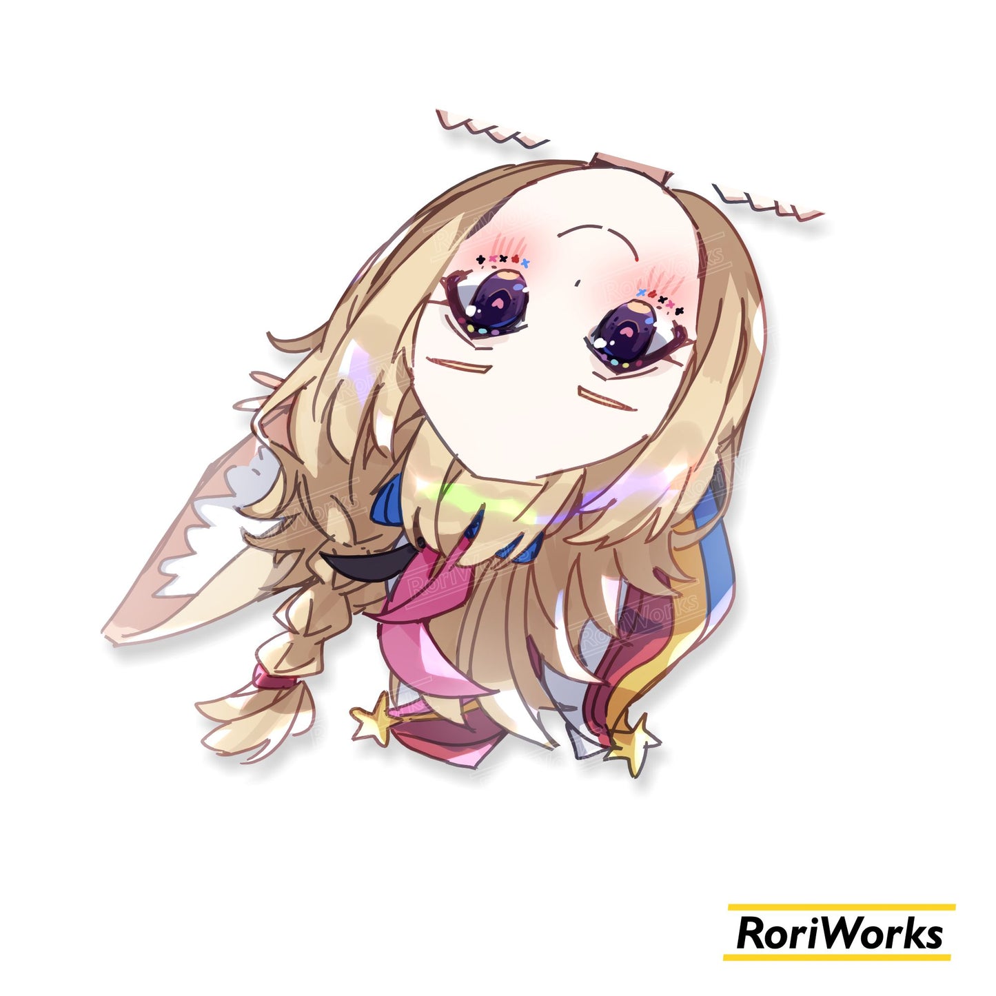 Stiker Intip - Polka Omaru