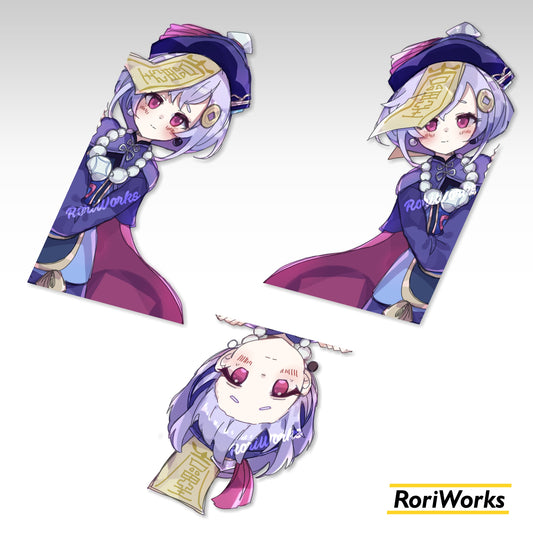 Stiker Intip Qiqi | Genshin Impact