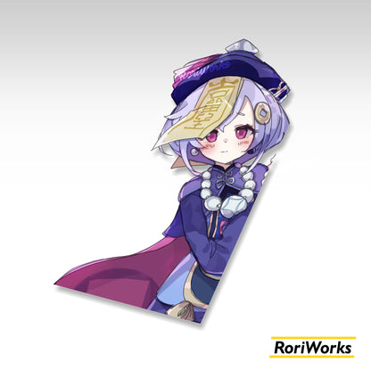 Stiker Intip Qiqi | Genshin Impact
